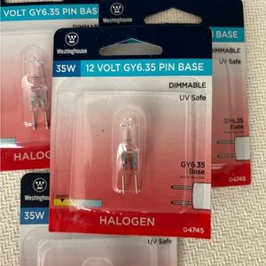 various “HALOGEN LIGHT BULBS”